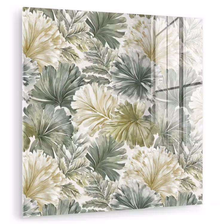 Bladeren - Botanisch - Groen plexiglas 5mm klein 11 -zzzproduct_nieuw