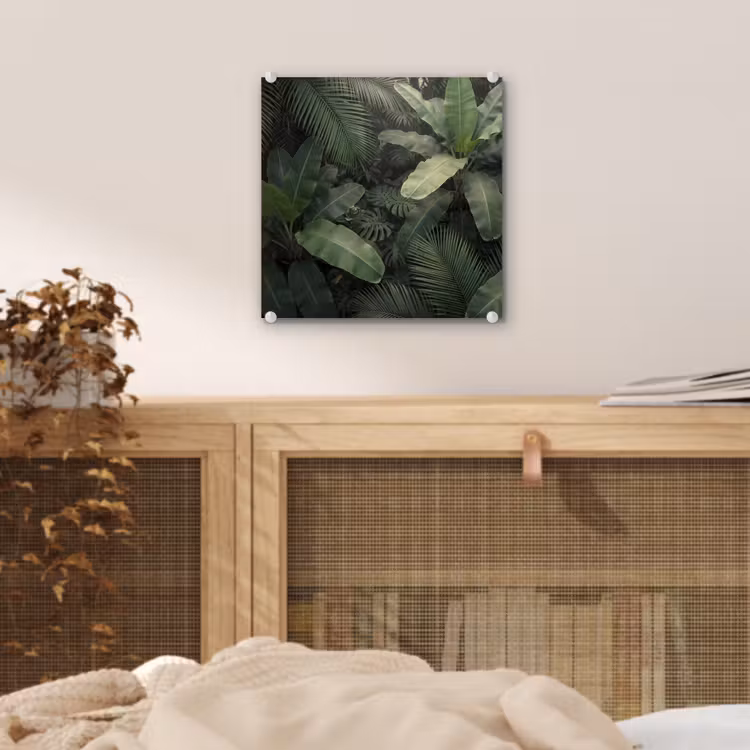 Bladeren - Groen - Tropisch - Natuur plexiglas 5mm klein -sfeer4
