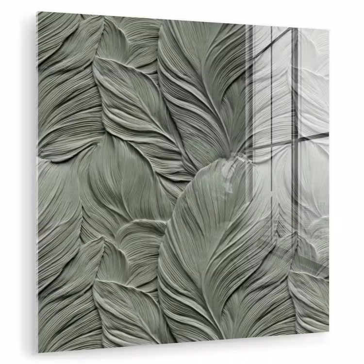 Bladeren - Textuur - Groen plexiglas 5mm klein 11 -zzzproduct_nieuw