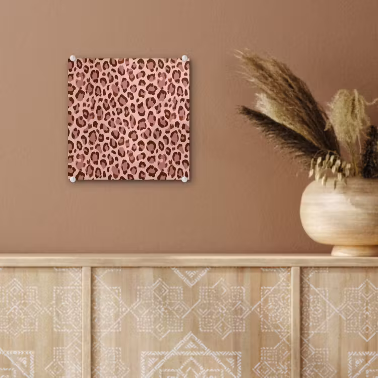 Luipaard - Patroon - Roze plexiglas 5mm klein 11 -sfeer5