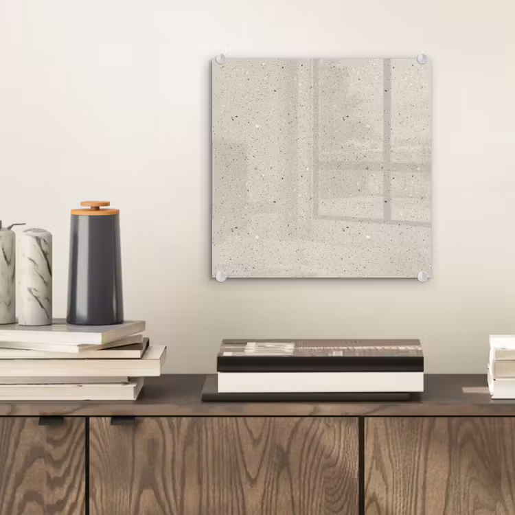 Lichtbeige - Terrazzo - Grijs plexiglas 5mm klein 11 -sfeer1