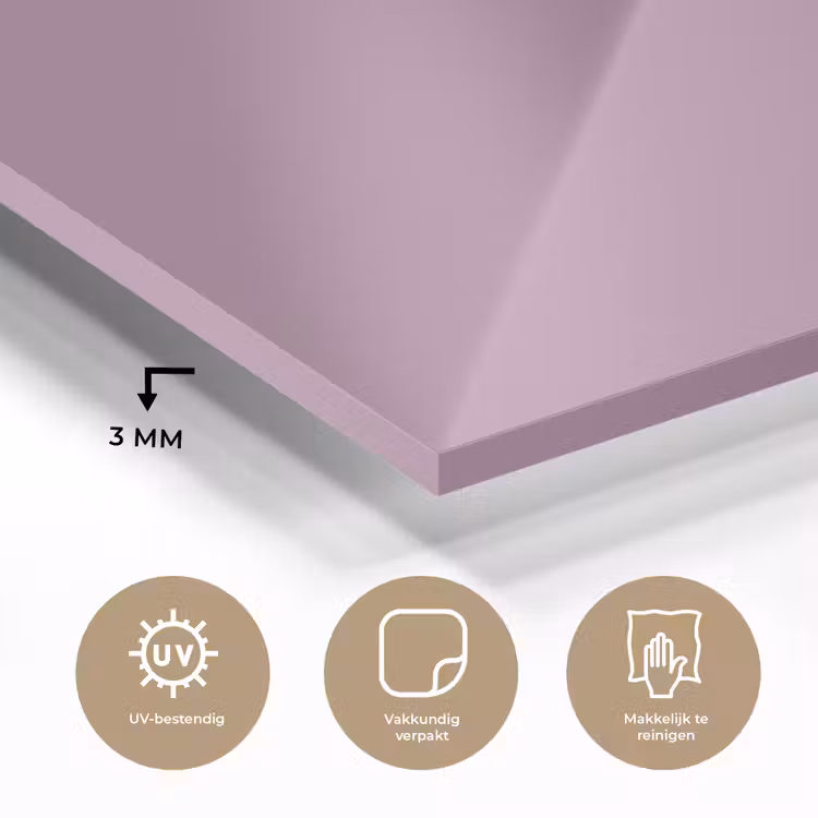 Lilac - Paars - Mauve plexiglas 5mm klein 11 -sfeer2