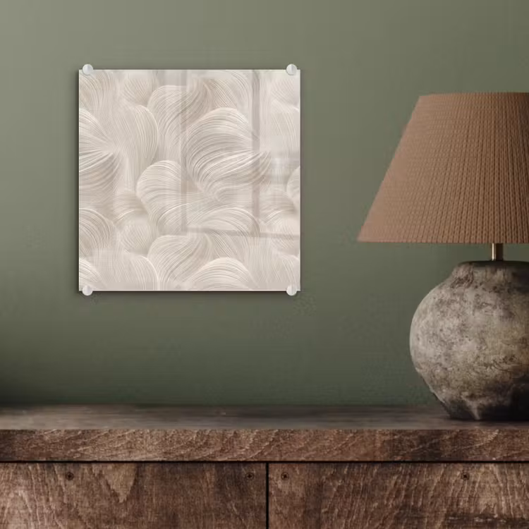 Lijnen - Waaier - Beige plexiglas 5mm klein 11 -sfeer3