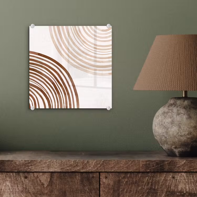 Glass Print - Lines - Minimalist - Art - Lijnen - Minimalistisch - Kunst plexiglas 5mm klein