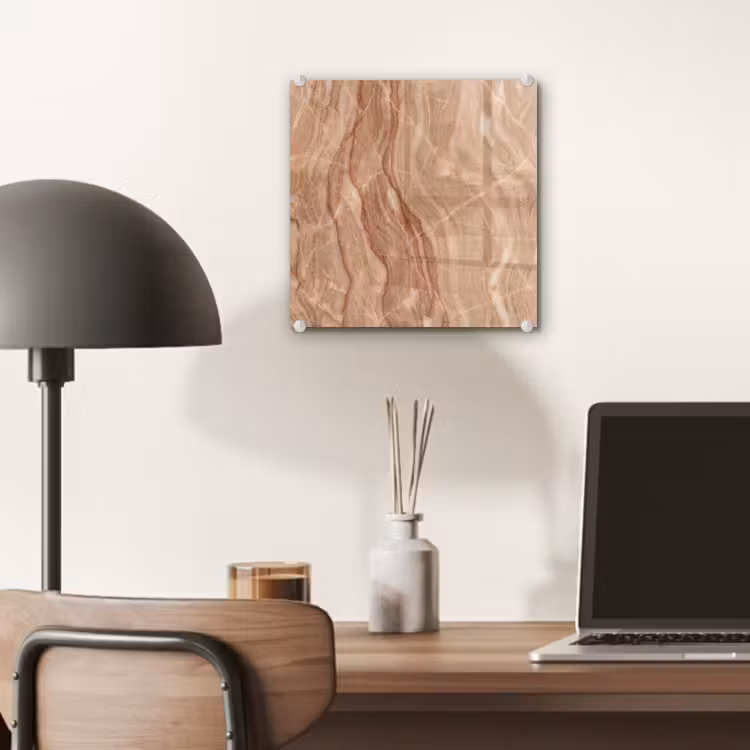 Marmer - Ader - Natuur - Abstract - Beige plexiglas 5mm klein -sfeer6