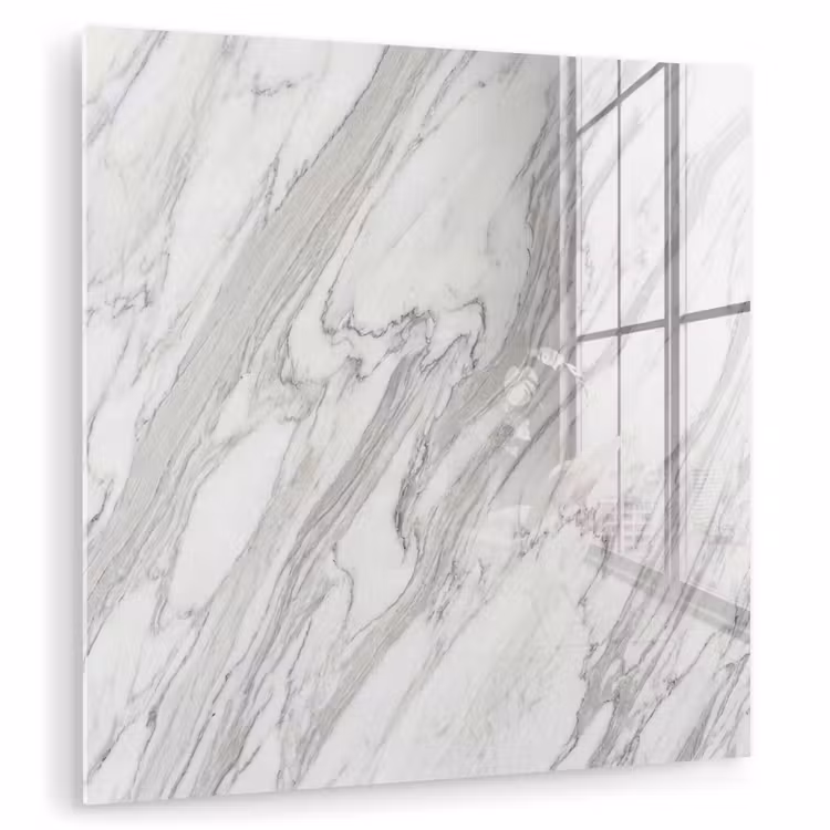 Marmer - Wit - Grijs - Structuur - Modern plexiglas 5mm klein -zzzproduct_nieuw