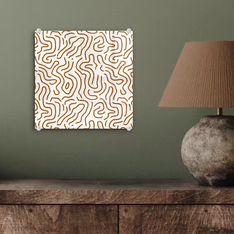 Minimalistisch - Patroon - Terracotta plexiglas 5mm klein 11 -sfeer3