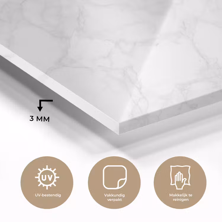 Minimalistisch - Wit - Grijze aders plexiglas 5mm klein 11 -sfeer2