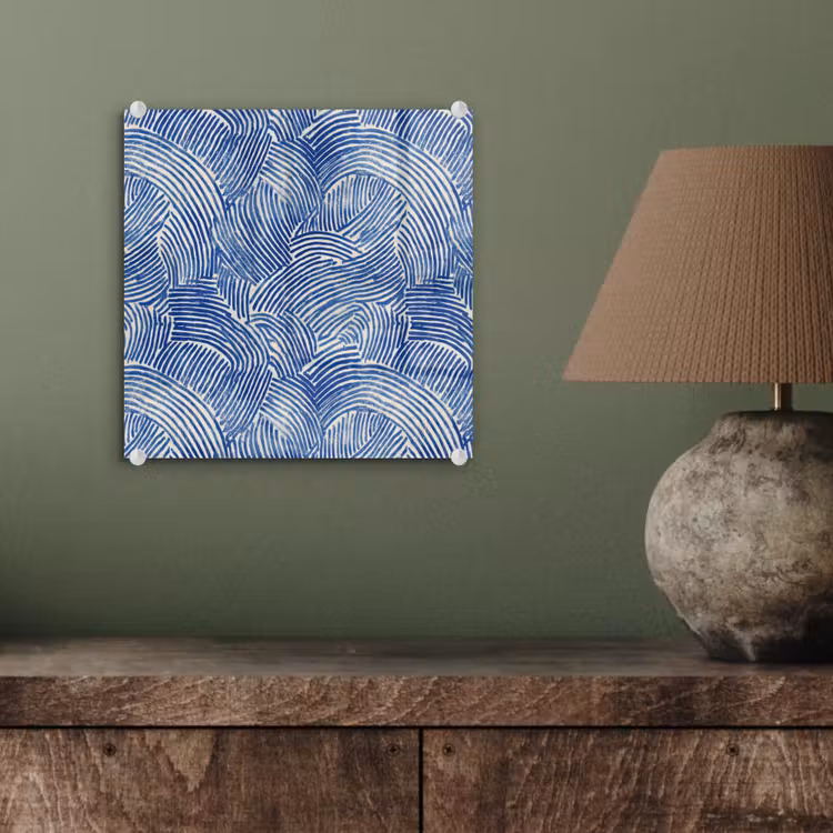 Modern - Abstract - Blauw plexiglas 5mm klein 11 -sfeer3