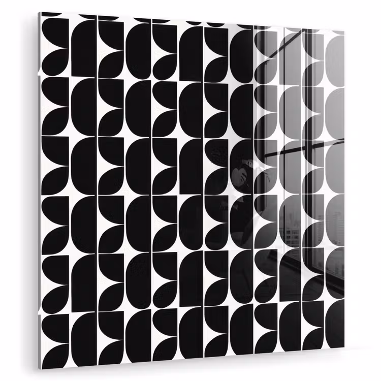 Modern - Geometrisch - Zwart plexiglas 5mm klein 11 -zzzproduct_nieuw