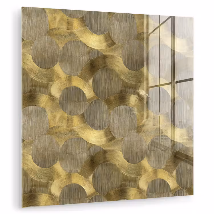 Modern - Geometrisch - Goud plexiglas 5mm klein 11 -zzzproduct_nieuw