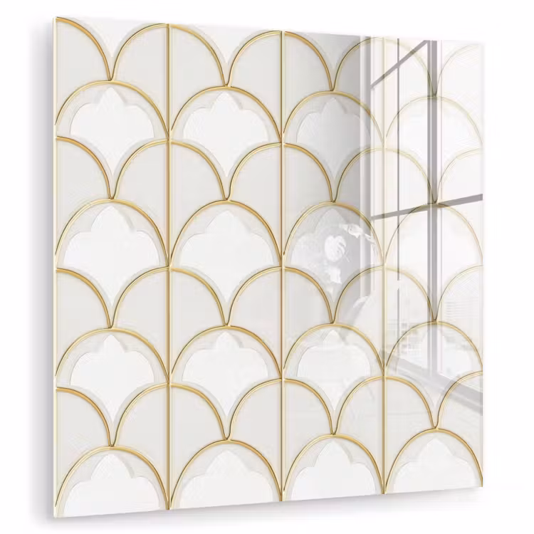 Mozaïek - Bogen - Goud plexiglas 5mm klein 11 -zzzproduct_nieuw