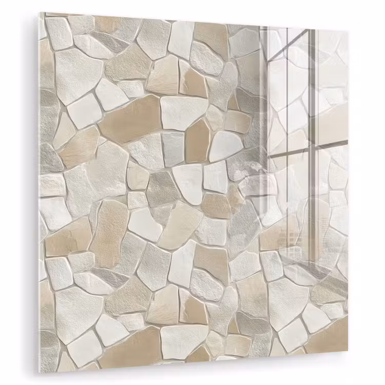 Mozaïek - Stenen - Beige plexiglas 5mm klein 11 -zzzproduct_nieuw