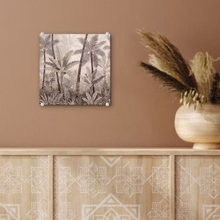 Natuur - Bladeren - Landschap - Mozaïek - Beige plexiglas 5mm klein -sfeer5
