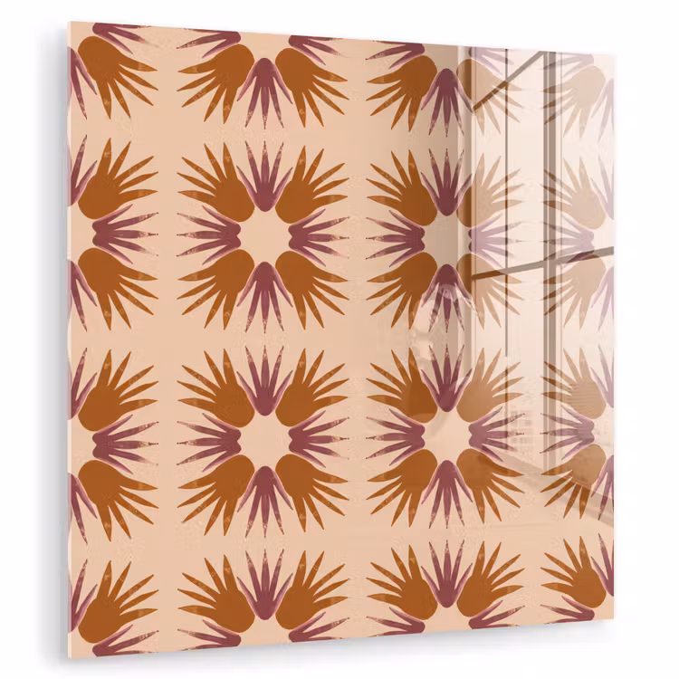 Ornament - Patroon - Oker plexiglas 5mm klein 11 -zzzproduct_nieuw