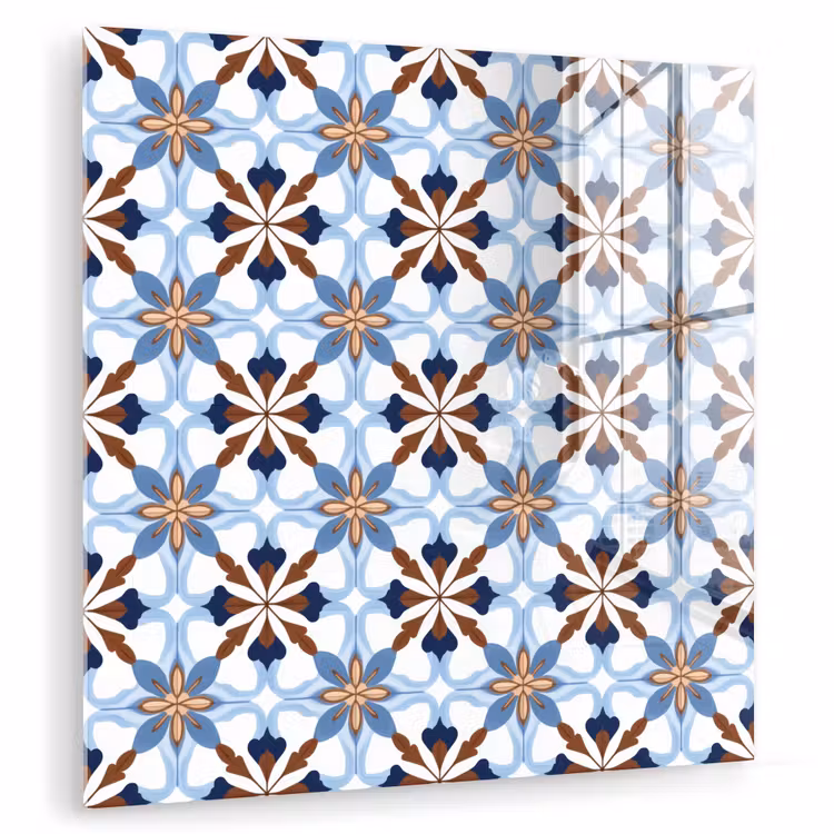 Ornament - Tegel - Kleurrijk plexiglas 5mm klein 11 -zzzproduct_nieuw