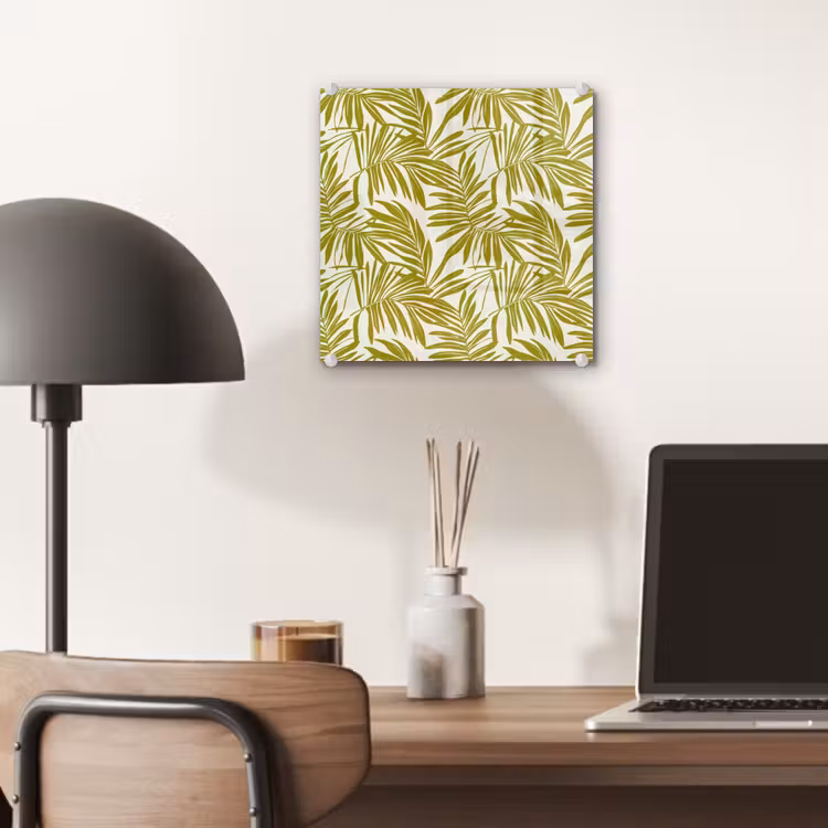 Palmblad - Patroon - Groen plexiglas 5mm klein 11 -sfeer6