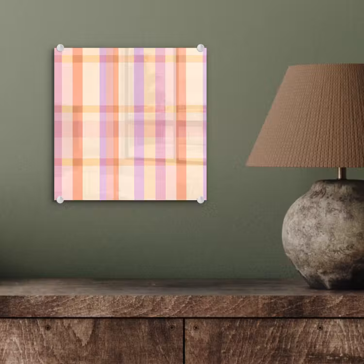 Pastel - uitpatroon - Geometrisch plexiglas 5mm klein 11 -sfeer3