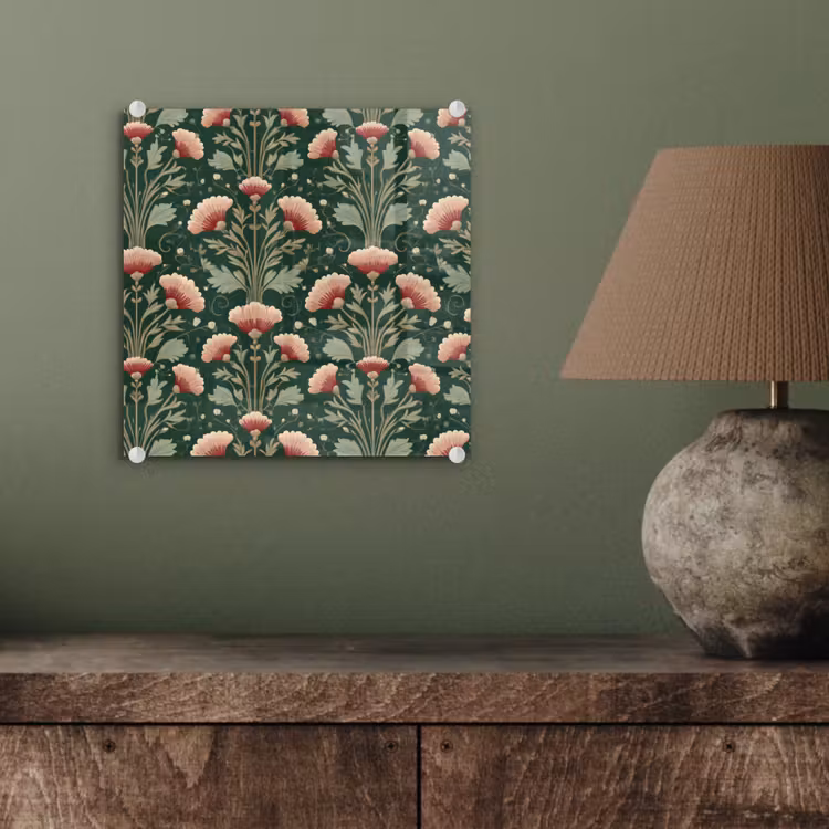 Patroon - Botanisch - Kleurrijk plexiglas 5mm klein 11 -sfeer3