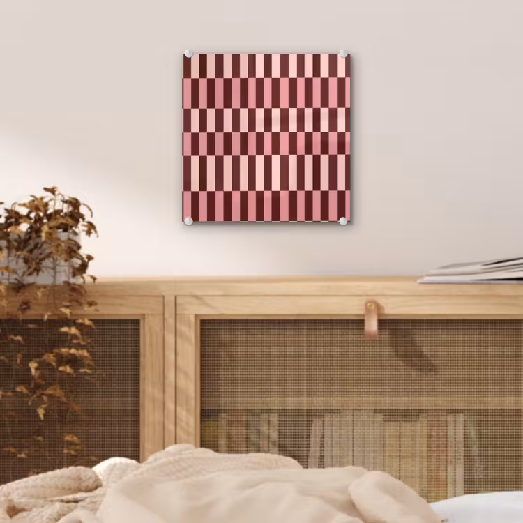 Roze - Rood - Blokjes plexiglas 5mm klein 11 -sfeer4