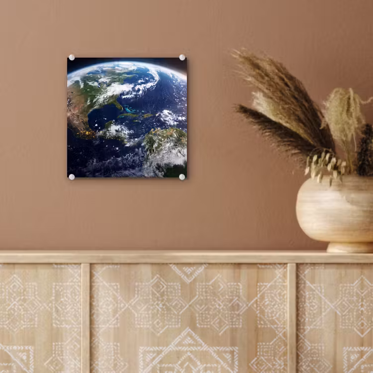 Glass Print - Planet - Space - Cosmos - Planeet - Ruimte - Kosmos plexiglas 5mm klein