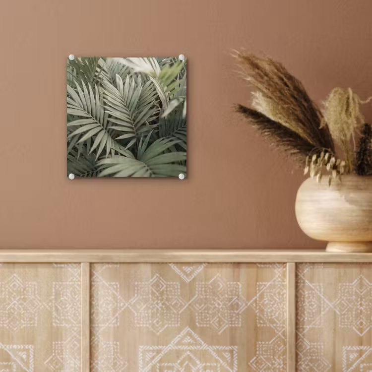 Plant - Palmbladeren - Natuur - Groen plexiglas 5mm klein -sfeer5