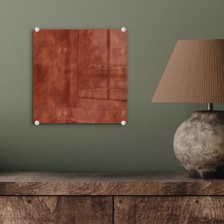 Stucwerk - Textuur  - Terracotta plexiglas 5mm klein 11 -sfeer3