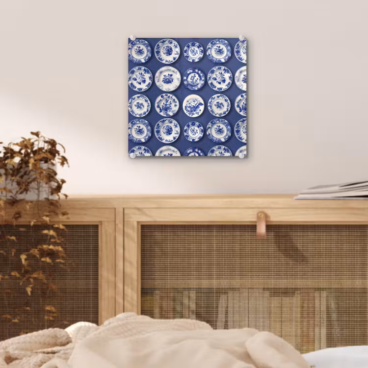 Borden - Floraal - Blauw plexiglas 5mm klein 11 -sfeer4
