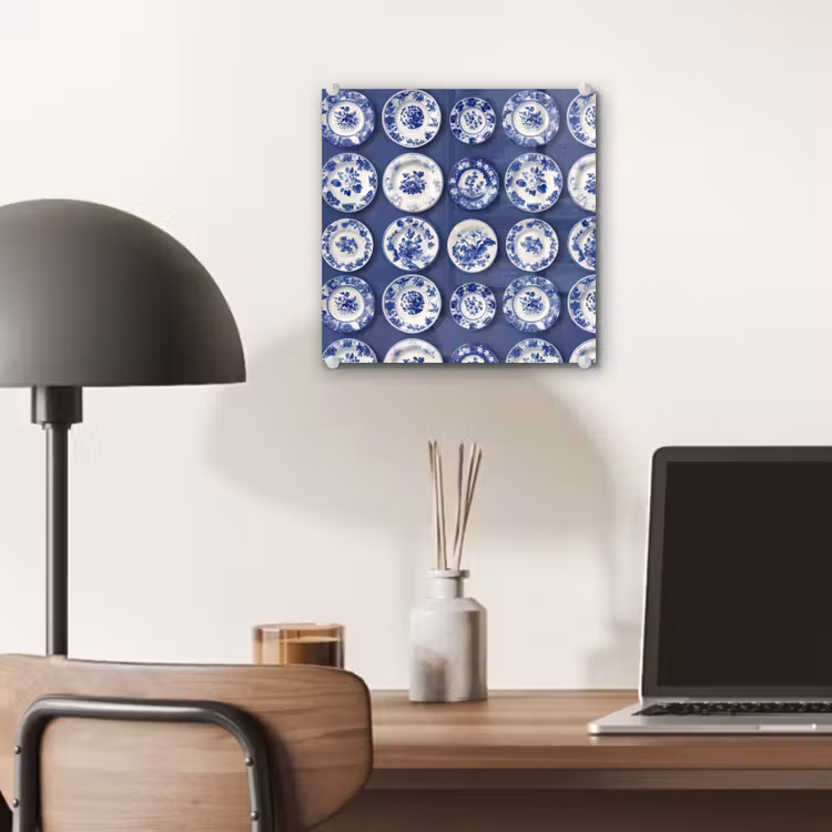 Borden - Floraal - Blauw plexiglas 5mm klein 11 -sfeer6