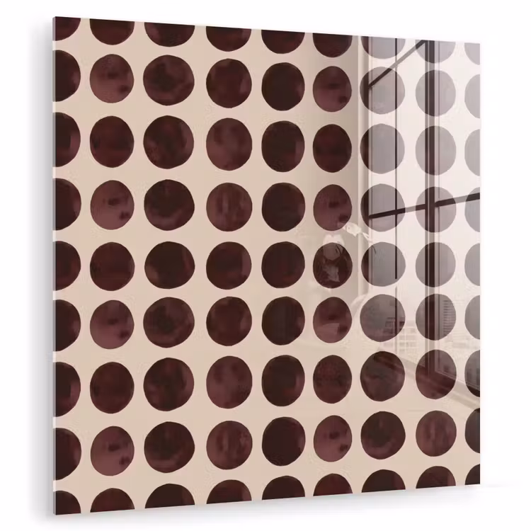 Stippen - Patroon - Bruin plexiglas 5mm klein 11 -zzzproduct_nieuw