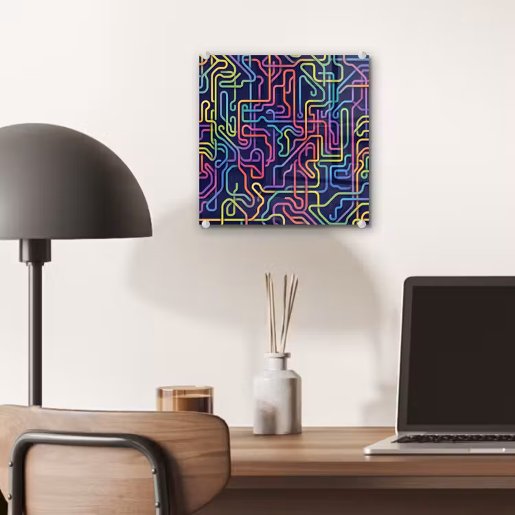 Retro - Abstract - Neon plexiglas 5mm klein -sfeer6
