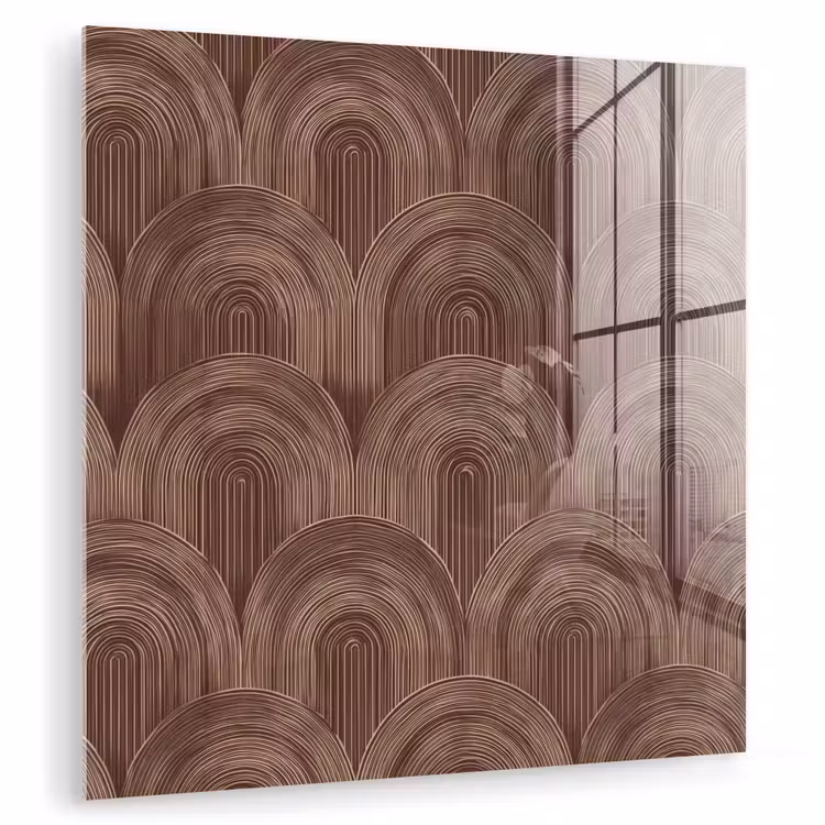 Ritmisch - Effect - Bruin plexiglas 5mm klein 11 -zzzproduct_nieuw