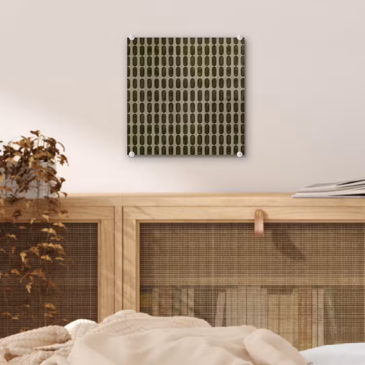 Ritmisch - Effect - Groen plexiglas 5mm klein 11 -sfeer4