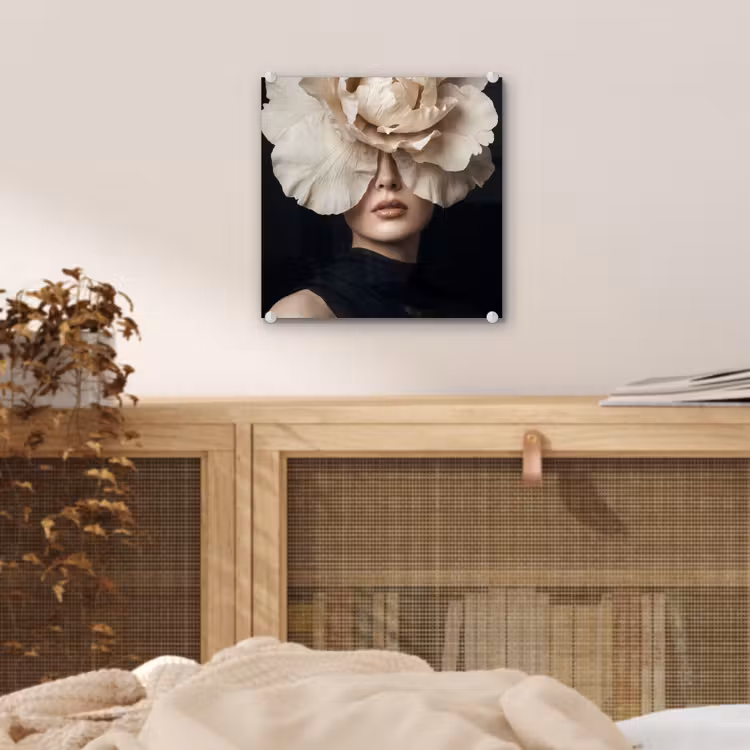 Roos - Tijdloos - Zwart plexiglas 5mm klein -sfeer4