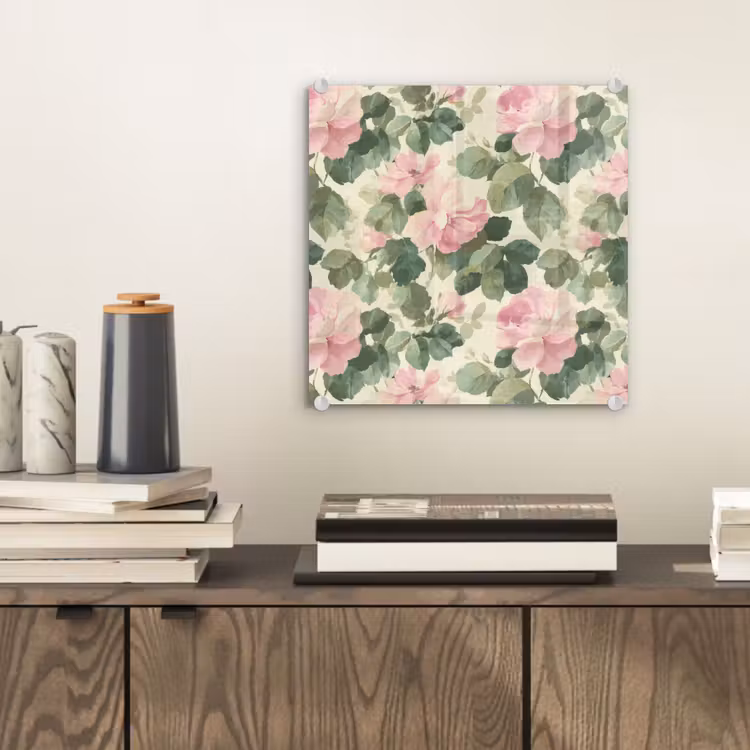Rozen - Botanisch - Roze plexiglas 5mm klein 11 -sfeer1