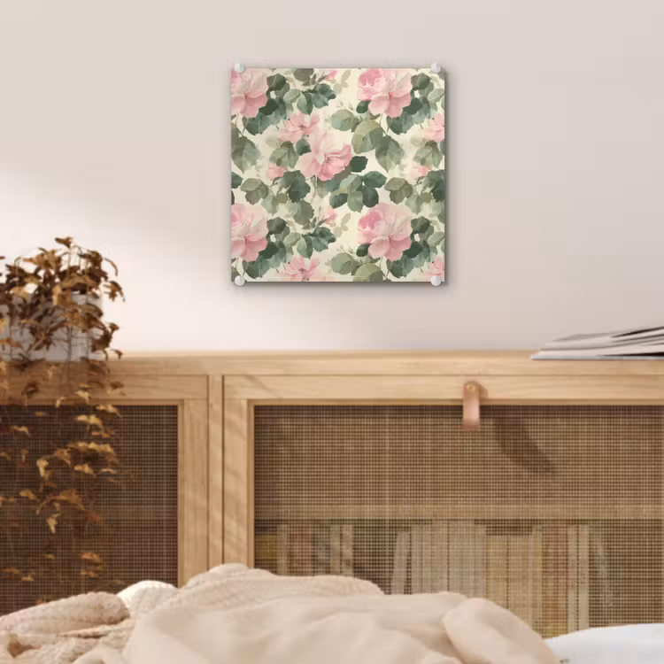 Rozen - Botanisch - Roze plexiglas 5mm klein 11 -sfeer4
