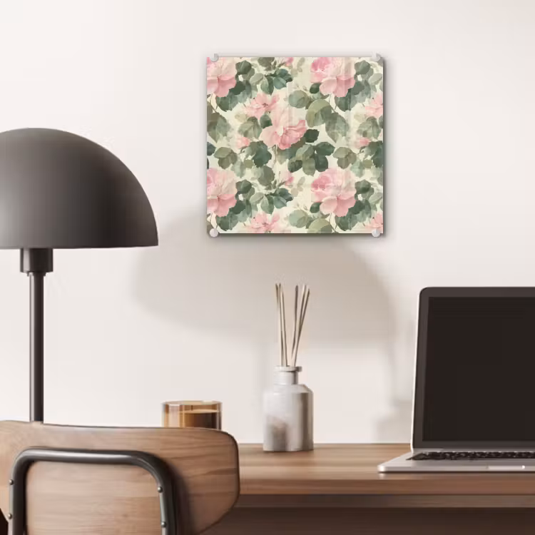 Rozen - Botanisch - Roze plexiglas 5mm klein 11 -sfeer6