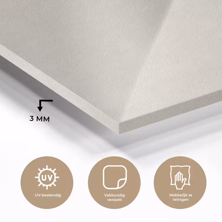 Zandkleurig - Modern - Egaal plexiglas 5mm klein 11 -sfeer2