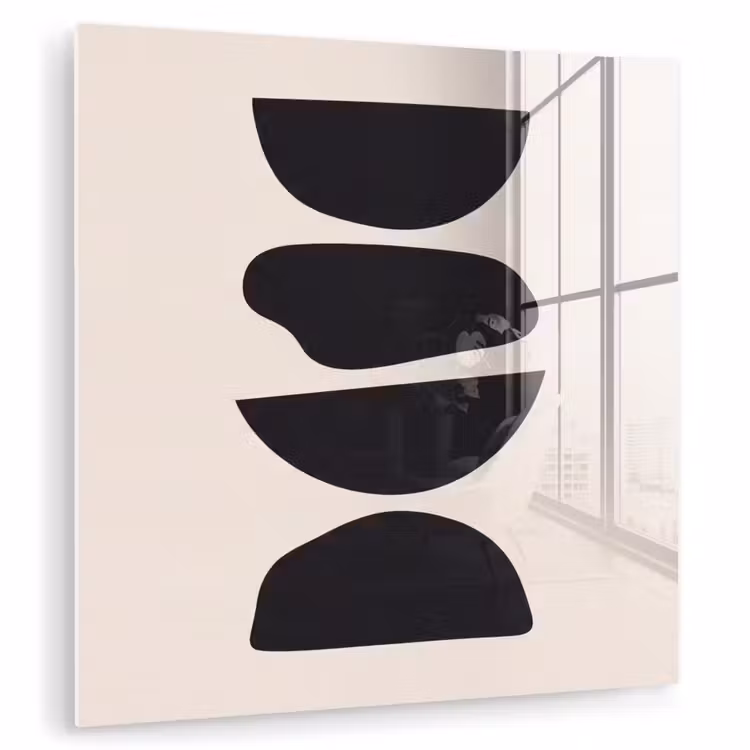 Glass Print - Shapes - Abstract - Modern - Vormen - Abstract - Modern plexiglas 5mm klein
