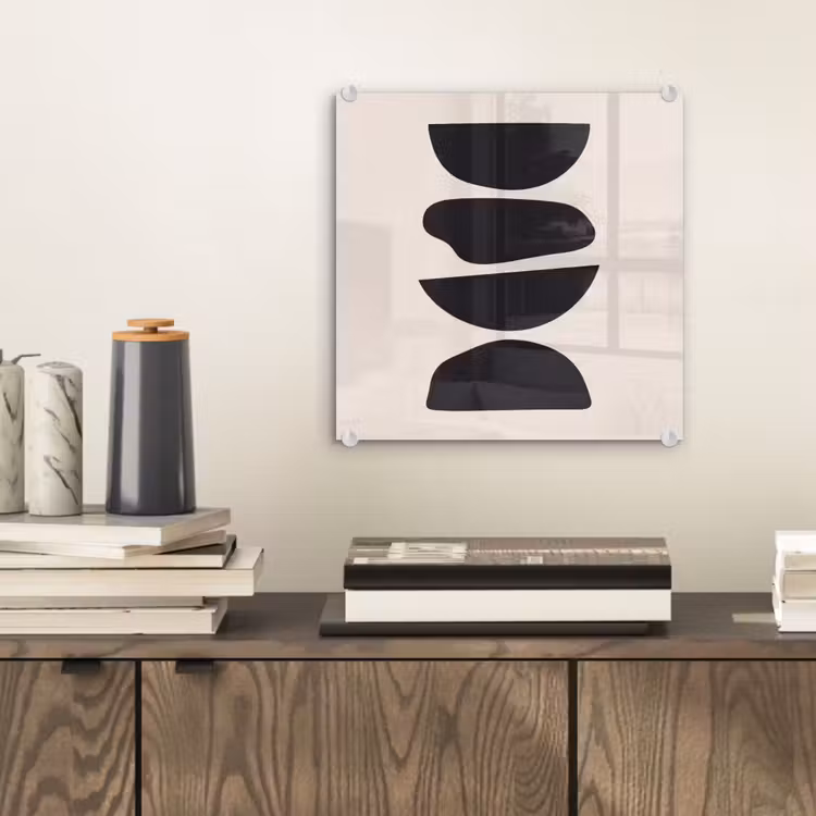 Glass Print - Shapes - Abstract - Modern - Vormen - Abstract - Modern plexiglas 5mm klein