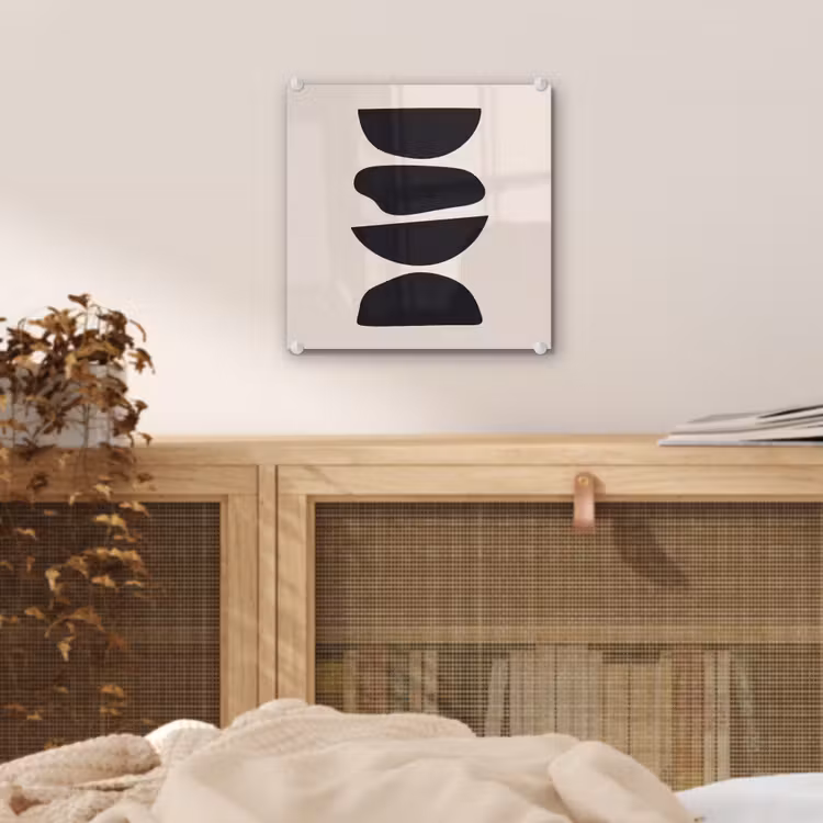 Glass Print - Shapes - Abstract - Modern - Vormen - Abstract - Modern plexiglas 5mm klein