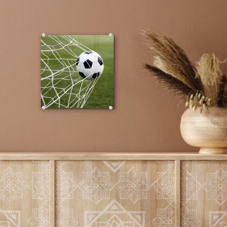 Voetbal - Goal - Net - Sport plexiglas 5mm klein -sfeer5