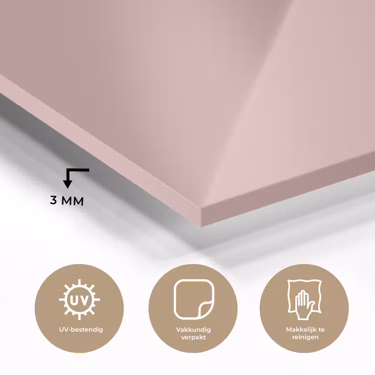 Soft - Blush - Roze plexiglas 5mm klein 11 -sfeer2