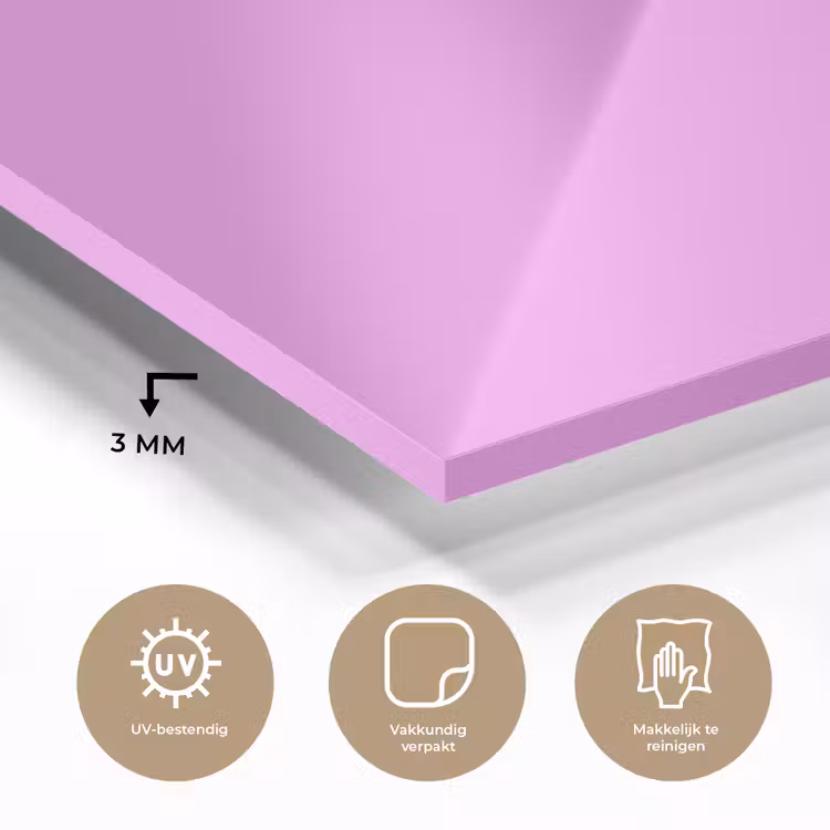 Soft - Lavender - Roze plexiglas 5mm klein 11 -sfeer2