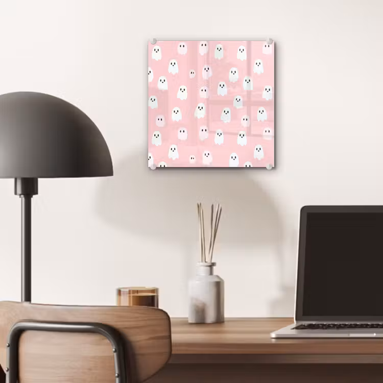 Spookjes - Patroon - Roze plexiglas 5mm klein 11 -sfeer6
