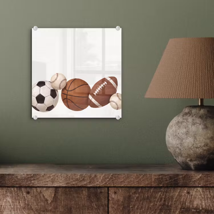 Sport - Ballen - Illustratie plexiglas 5mm klein -sfeer3