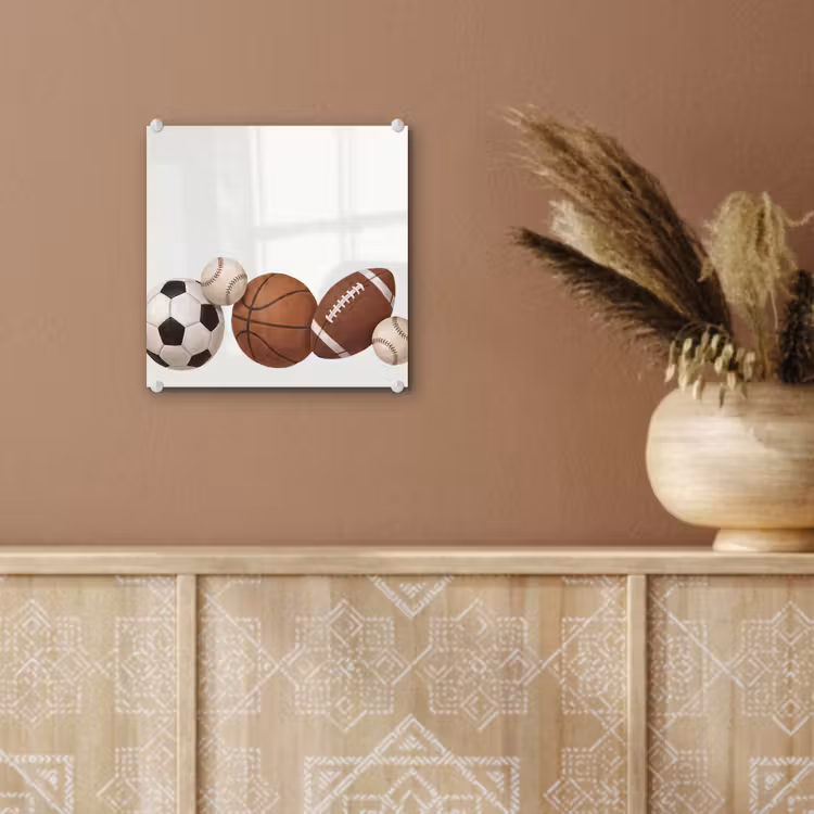 Sport - Ballen - Illustratie plexiglas 5mm klein -sfeer5