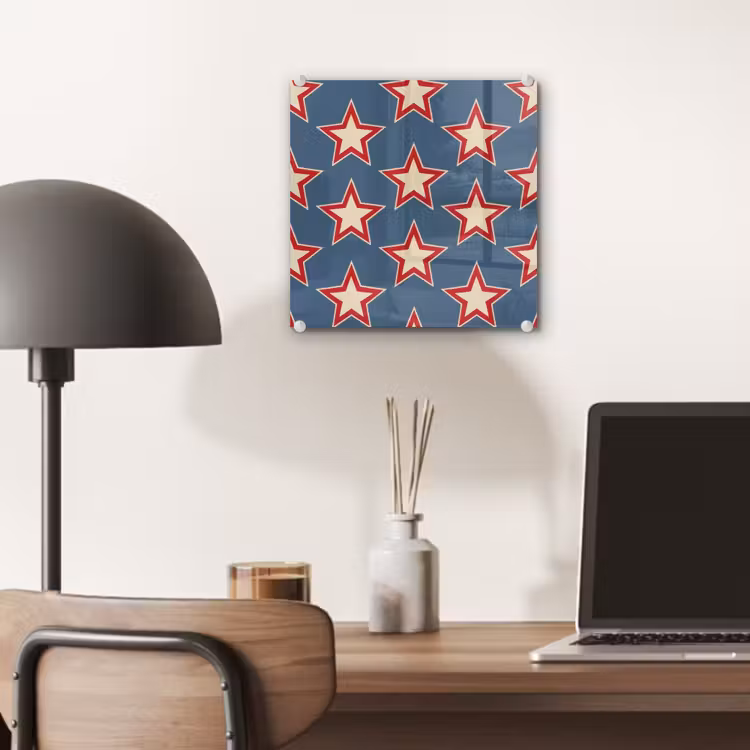Ster - Klassiek - Blauw plexiglas 5mm klein 11 -sfeer6