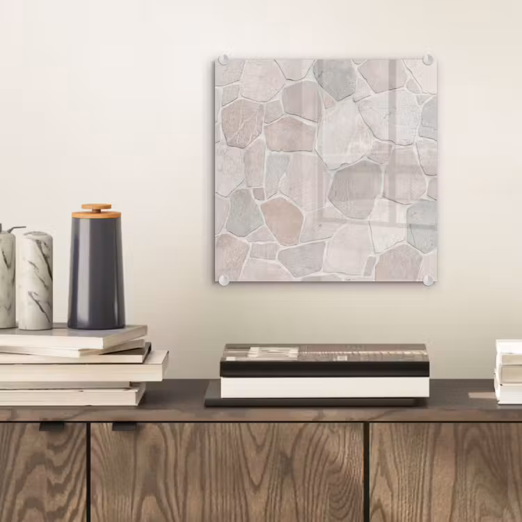 Steen - Patroon - Textuur - Beige plexiglas 5mm klein -sfeer1