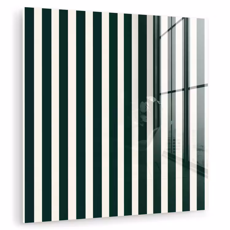 Strepen - Klassiek - Groen plexiglas 5mm klein 11 -zzzproduct_nieuw